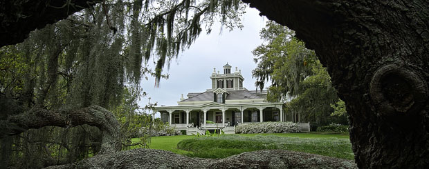 Joseph Jefferson Home in den Rip Van Winkle Gardens, Louisiana - Credit: Louisiana Department of Culture, Recreation and Tourism