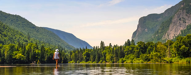 Parc national des Hautes-Gorges-de-la-Revière-Malbaie, Saguenay-Lac-Saint-Jean, Québec - Credit: Tourisme Québec, Steve Deschênes