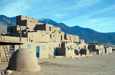 NM/Taos Pueblo/Behausungen