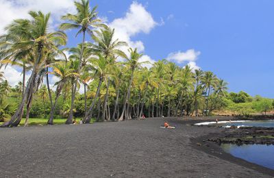 HI/Hawaiis Big Island/Allgemein/Black Beach