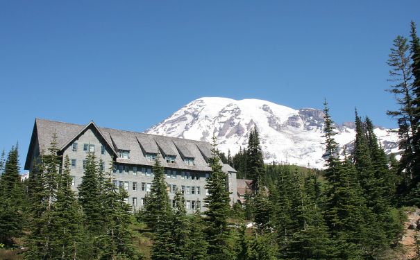 WA/Mount Rainier/Paradise Inn/Außenansicht