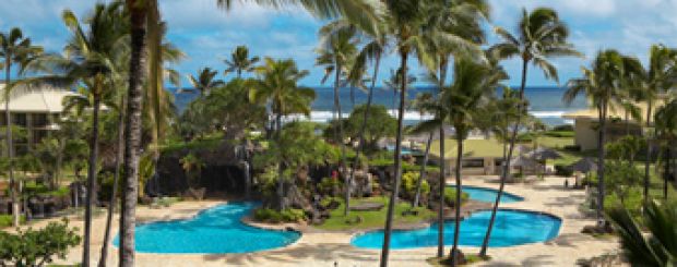 Kauai Beach Resort Pool mit Meer