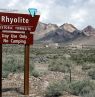 Rhyolite - Sign © TravelNevada
