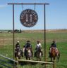 Schild der Double Spear Ranch, Montana - Credit: Double Spear Ranch