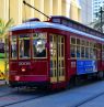 Ein Canal Streetcar in New Orleans, Louisiana - Credit: New Orleans CVB