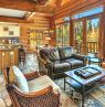 Wohnzimmer in einer Cabin, Mountian Lodge, Telluride, Colorado - Credit: Mountian Lodge Telluride