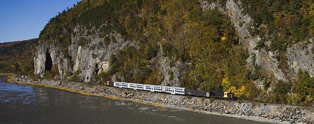 Train du Massif de Charlevoix - Credit: Le Massif De Charlevoix, Benjamin Gagnon