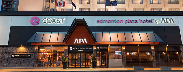 AB/Edmonton/Coast Edmonton Plaza Hotel/Außen Titel