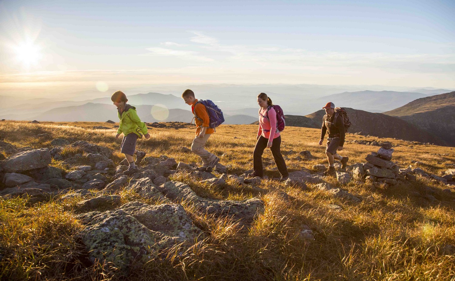 Hiking, White Mountains, New Hampshire - Credit: Discover New England / Brand USA