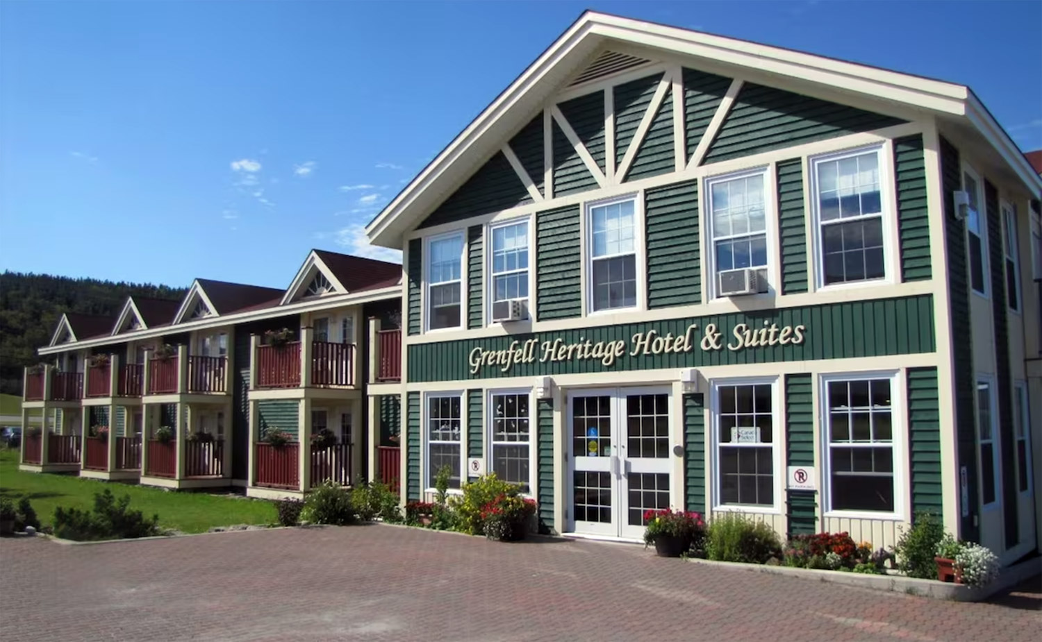 Aussenansicht, Grenfell Heritage Hotel and Suites, St. Anthony, Neufundland Credit: Grenfell Heritage Hotel and Suites