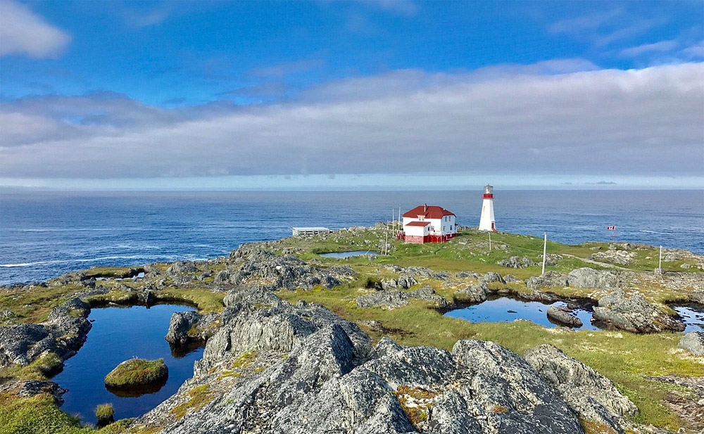 Aussenansicht, Quirpon Lighthouse Inn, Quirpon, Neufundland Credit: Quirpon Lighthouse Inn