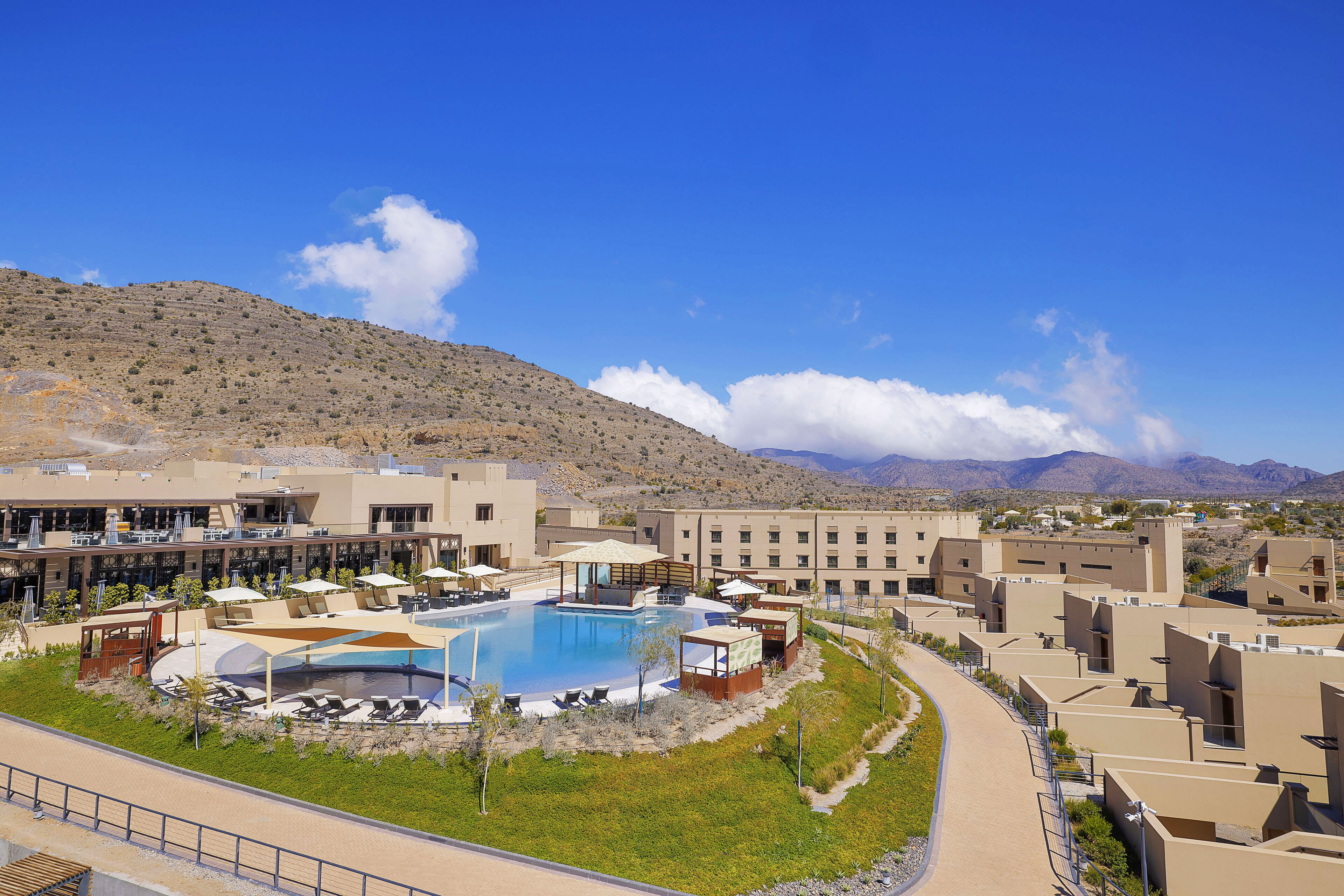 Außenansicht, dusitD2 Naseem Resort, Jebel Akhdar - Credit: dusitD2 Naseem Resort