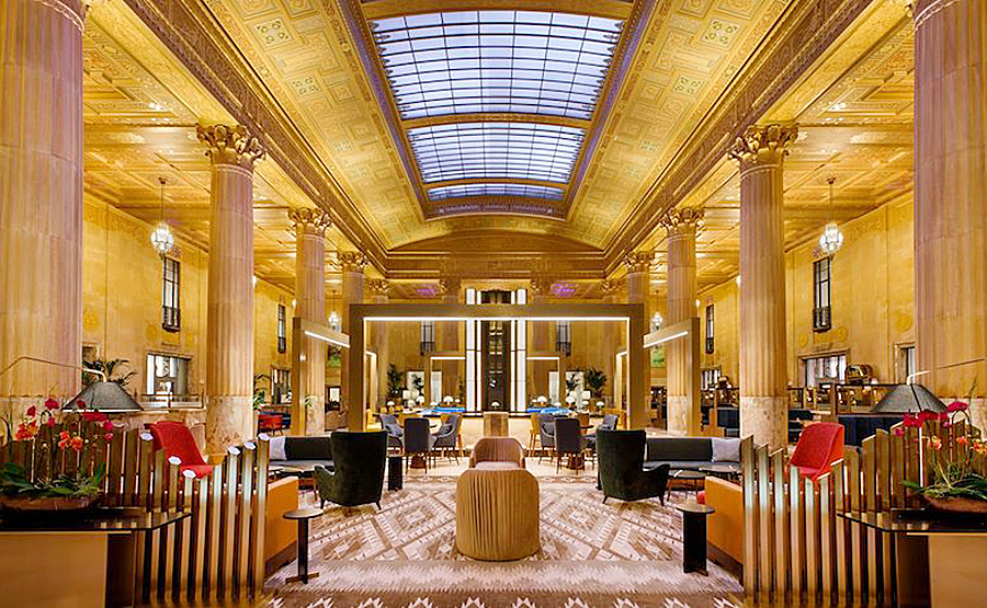 Lobby, The National, Oklahoma City, Oklahoma - Credit: The National