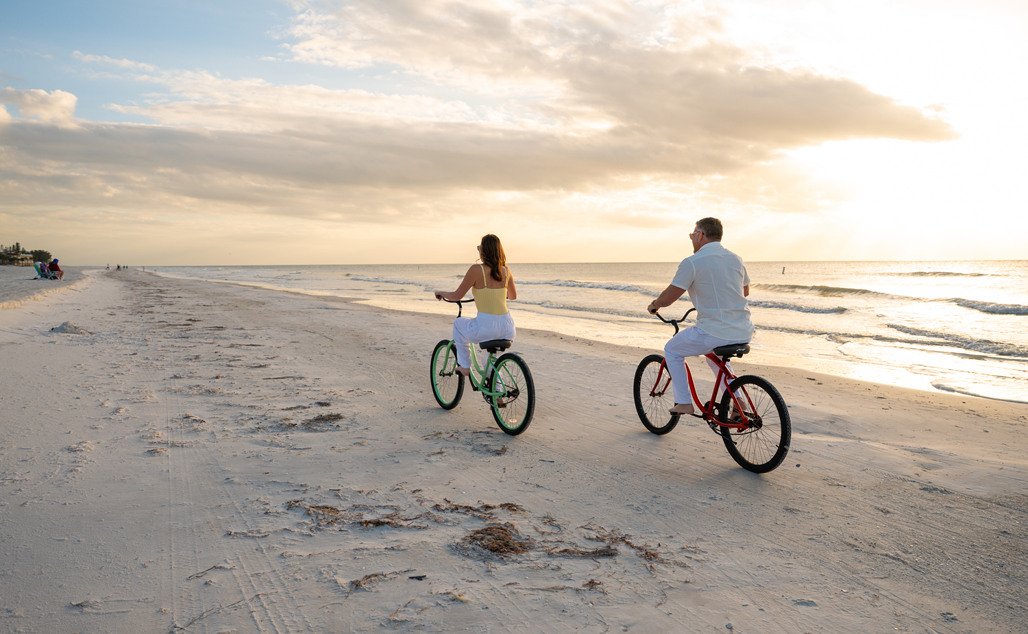Fahrräder am Strand, Gulfside Resorts, Indian Rocks Beach - Credit: Visit St. Pete-Clearwater