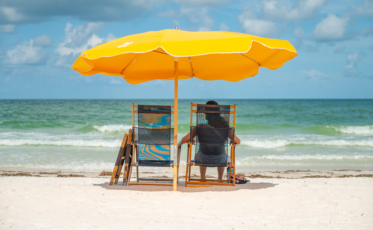 Sonnenschirm am Strand, Palm Pavilion Inn, Clearwater Beach - Credit: Visit St. Pete-Clearwater