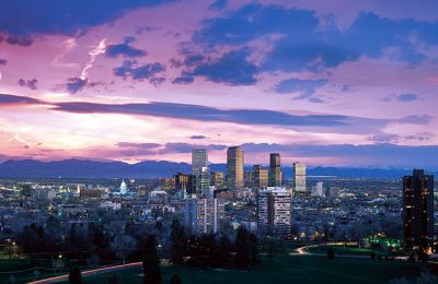 CO/Denver/Allg Bilder/Skyline Sunset 1