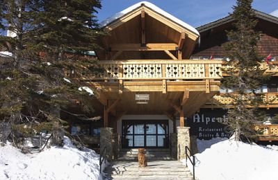 WY/Jackson/Alpenhof Lodge/Eingang