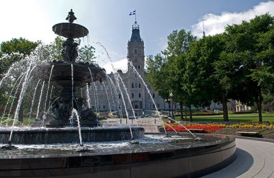QC/Québec City/Brunnen