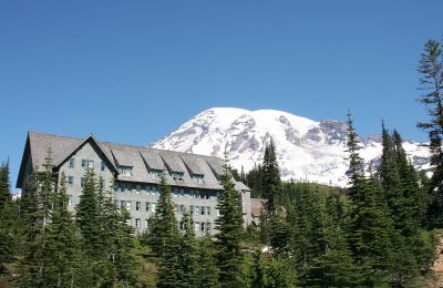 WA/Mount Rainier/Paradise Inn/Außenansicht