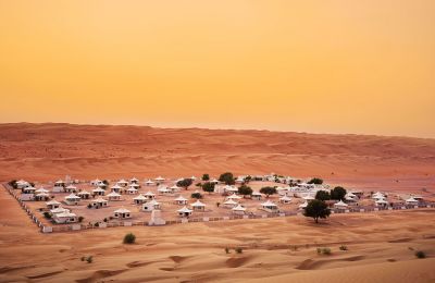 OMN/Sharqiya Sands/Desert Nights Camp - Blick über Camp