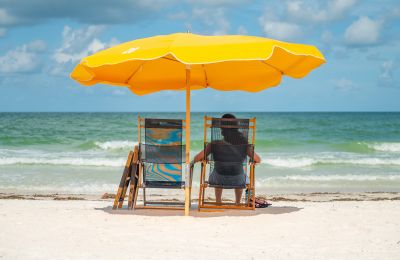 FL/St. Petersburg-Clearwater/Clearwater Beach/Palm Pavilion Inn/Sonnenschirm