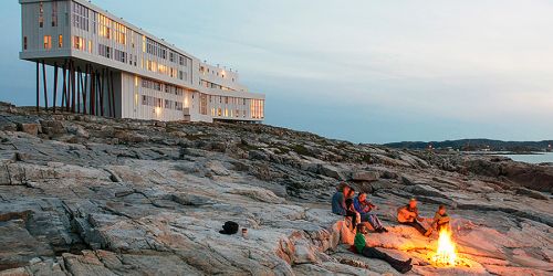 NL/Fogo Island/Fogo Island Inn/Außenansicht