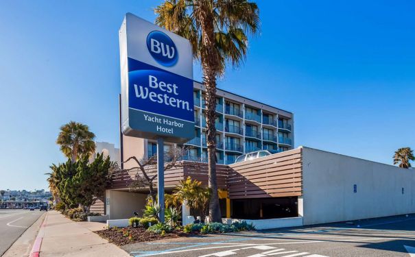CA/San Diego/Best Western Yacht Harbor Hotel/Außenansicht