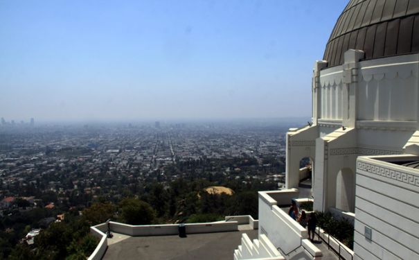 CA/Los Angeles Bilder/Dirk Griffith Planetarium Blick auf LA