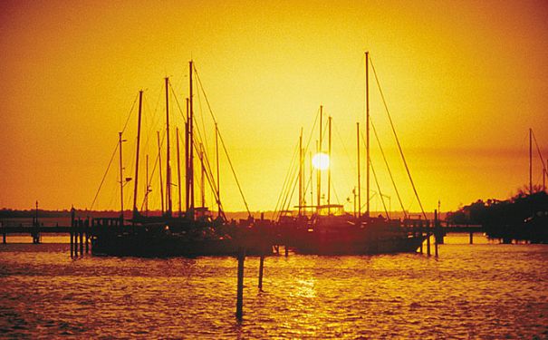 FL/Bradenton/Allg Bilder/AMI Boats at Sunset