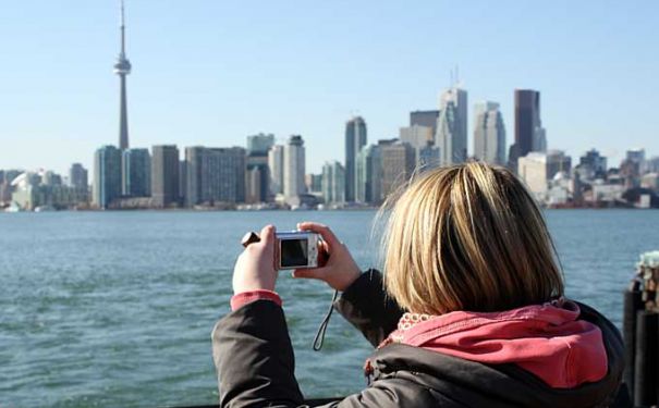 ON/Toronto/Skyline von Boot aus