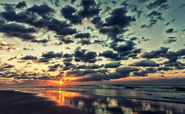 SC/Myrtle Beach/Sonnenuntergang