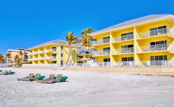 FL/Fort Myers/Sandpiper Gulf Resort/Strandseite
