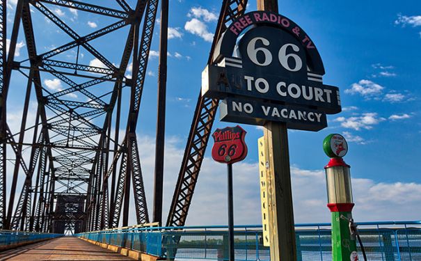 MO/St. Louis/Chain of Rocks Bridge/Route 66