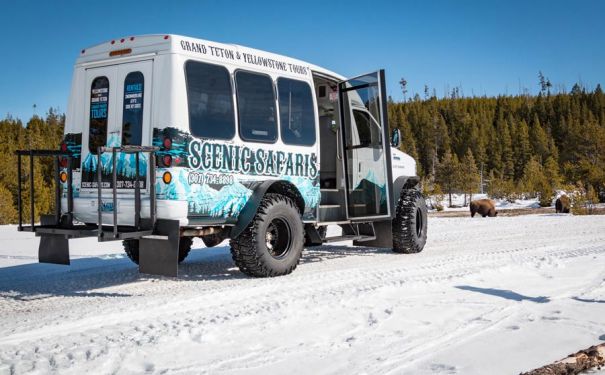 WY/Jackson/Yellowstone Snowcoach Tour - Old Faithful Bigfood2