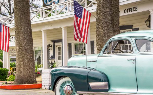 UT/Kanab/Parry Lodge/Außenansicht