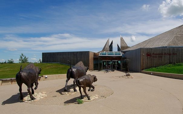 SK/Saskatoon/Wanuskewin Heritage Park Eingang