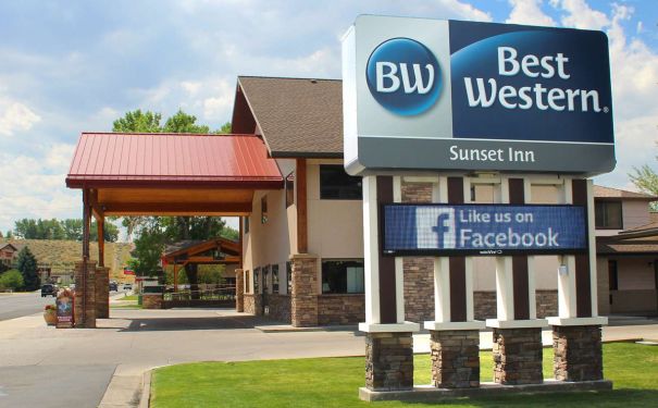 WY/Cody/Best Western Sunset Inn/Außenansicht