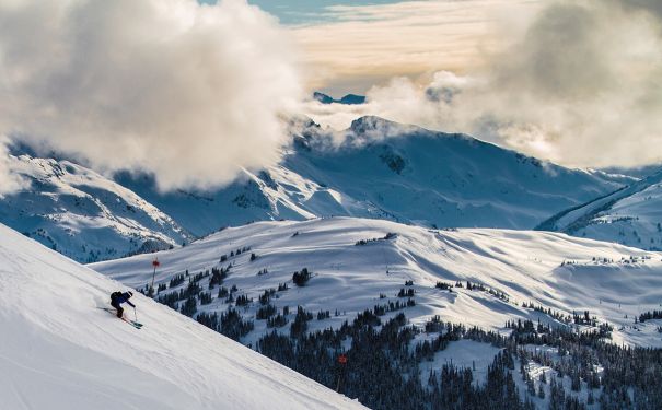 BC/Whistler/Winter/Landschaft Skipiste