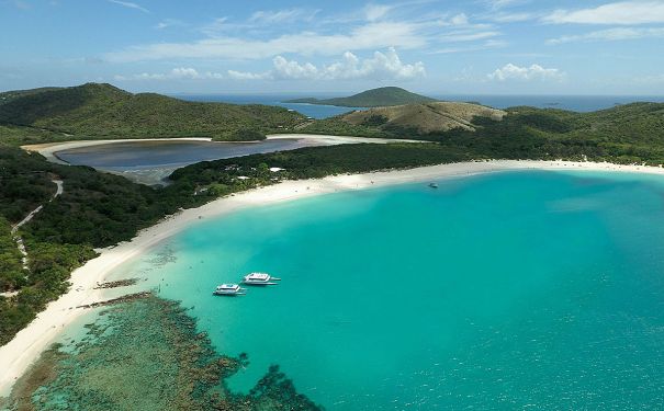 PR/Culebra/KatamaranTour nach Culebra/Strand