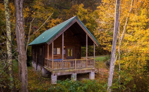 WV/New River Gorge/ACE Adventure Resort/Log Cottage