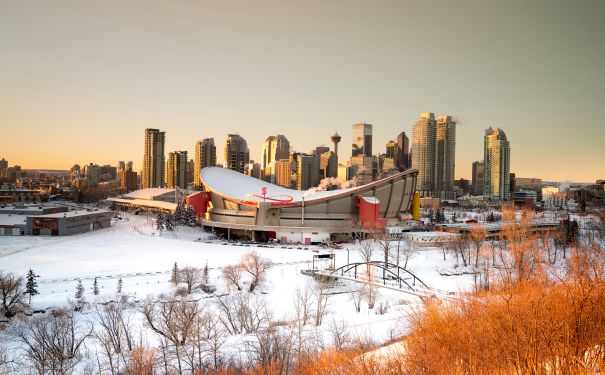 AB/Calgary/Downtown Calgary Winter