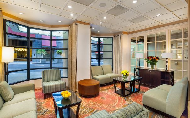 CA/San Francisco/Handlery Union Square Hotel/Wohnbereich