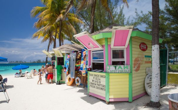 BAH/Nassau/Snackbar am Strand
