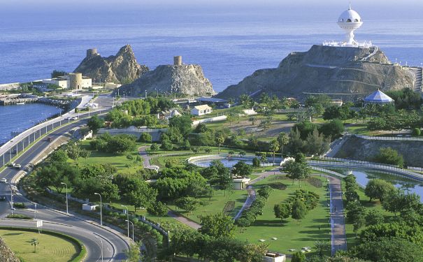 OMN/Muscat/Blick auf Mutrah Corniche