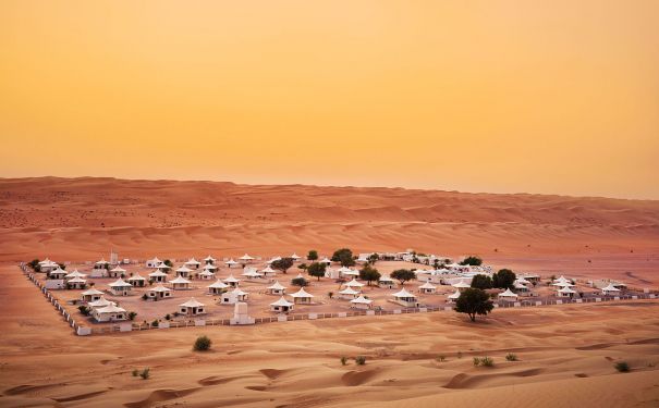 OMN/Sharqiya Sands/Desert Nights Camp - Blick über Camp