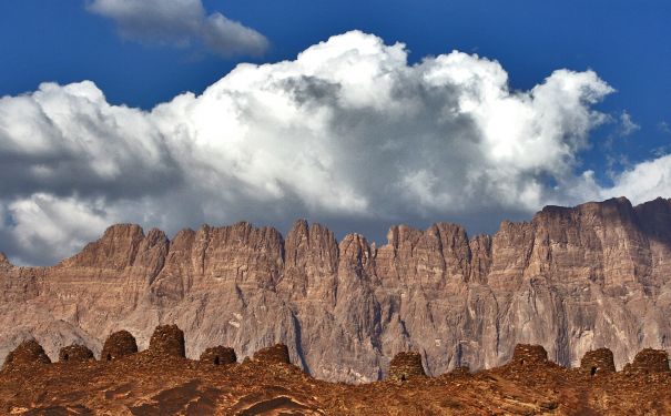 OMN/Hajar-Gebirge/UNESCO Weltkulturerbe Bat Tombs, Al Ayn and Al Khutm, Ibri