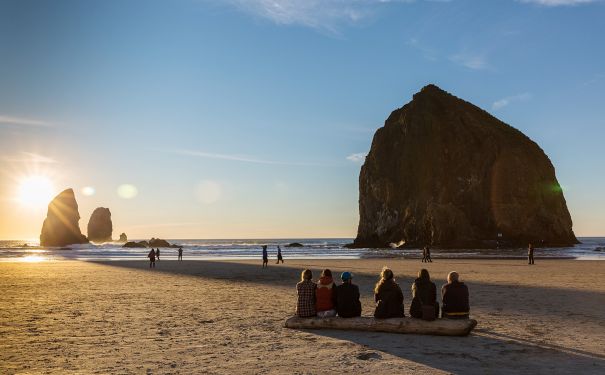 OR/Cannon Beach/Sonnenuntergang 2