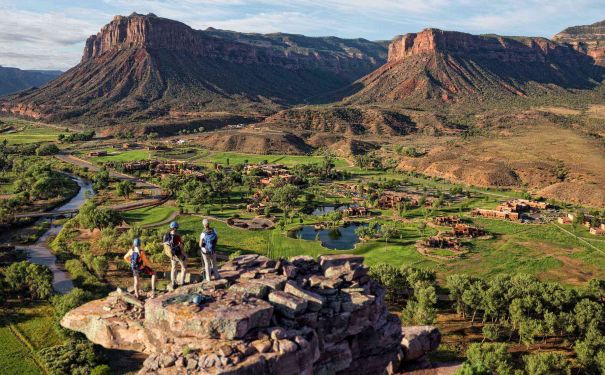 CO/Gateway/Gateway Canyons/Resort von oben