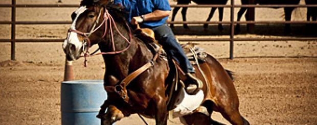 AZ/White Stallion Ranch/Reiter mit Fass 340