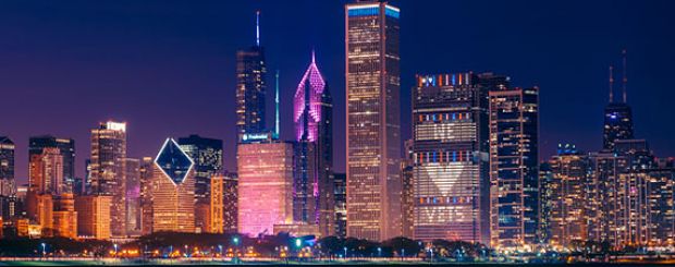 Skyline, Chicago - Credit: Illinois Office of Tourism/Daniel Bartolo
